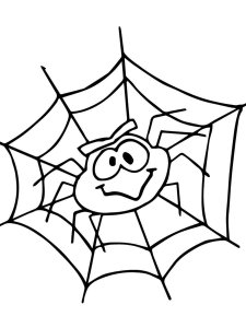 Spider coloring page - picture 10
