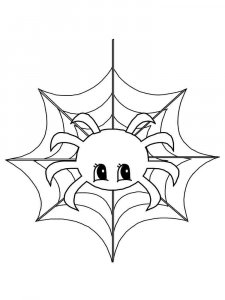 Spider coloring page - picture 21