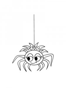 Spider coloring page - picture 32