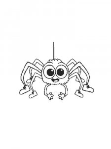 Spider coloring page - picture 38