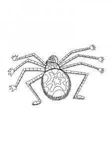 Spider coloring page - picture 40