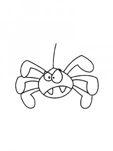 Spider coloring page - picture 44