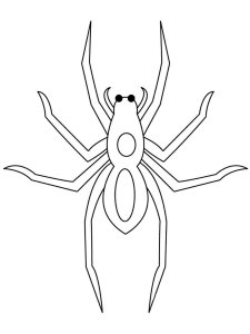 Spider coloring page - picture 8