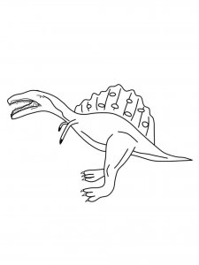Spinosaurus coloring page - picture 10
