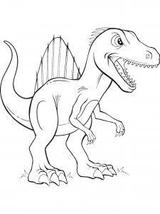 Spinosaurus coloring page - picture 2