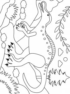 Spinosaurus coloring page - picture 20