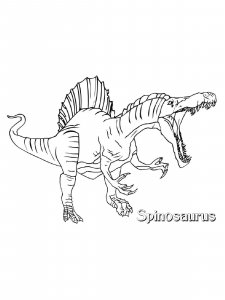 Spinosaurus coloring page - picture 21