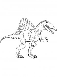 Spinosaurus coloring page - picture 22