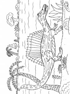 Spinosaurus coloring page - picture 23