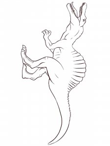 Spinosaurus coloring page - picture 3