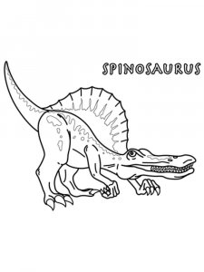 Spinosaurus coloring page - picture 4