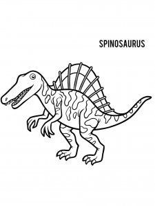 Spinosaurus coloring page - picture 6