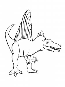 Spinosaurus coloring page - picture 8