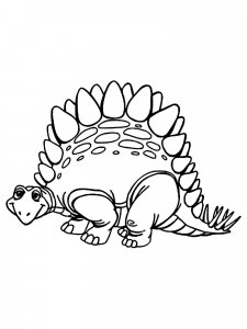 Stegosaurus coloring page - picture 10