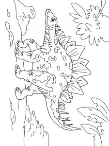 Stegosaurus coloring page - picture 11