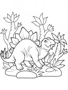 Stegosaurus coloring page - picture 14