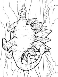 Stegosaurus coloring page - picture 18