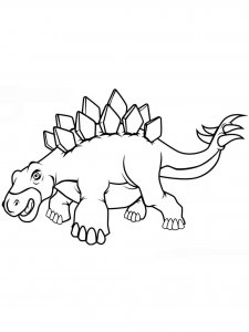 Stegosaurus coloring page - picture 2