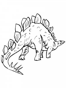 Stegosaurus coloring page - picture 20