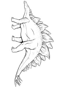 Stegosaurus coloring page - picture 21
