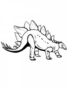 Stegosaurus coloring page - picture 25