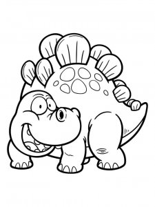 Stegosaurus coloring page - picture 27