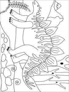 Stegosaurus coloring page - picture 29