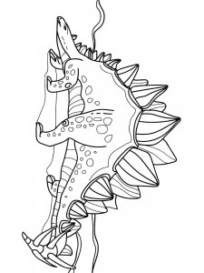 Stegosaurus coloring page - picture 3
