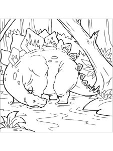 Stegosaurus coloring page - picture 31