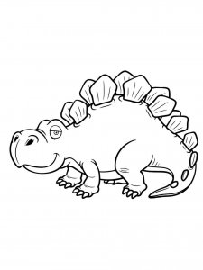 Stegosaurus coloring page - picture 33
