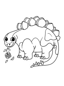Stegosaurus coloring page - picture 34