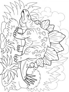 Stegosaurus coloring page - picture 36