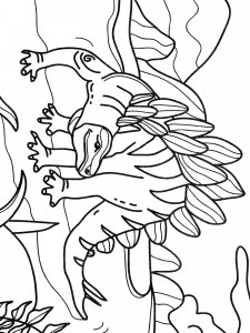 Stegosaurus coloring page - picture 4