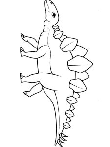 Stegosaurus coloring page - picture 5