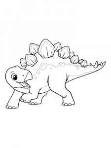 Stegosaurus coloring page - picture 6