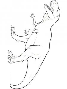 TRex coloring page - picture 3