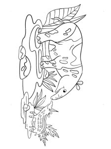 Tapir coloring page - picture 3