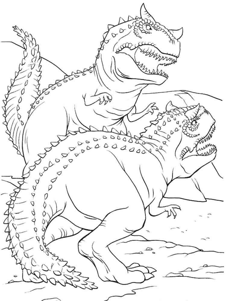 Free printable Tarbosaurus coloring pages.