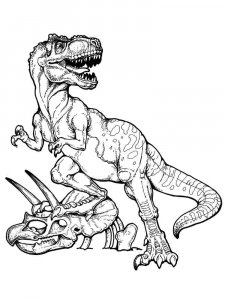 Tarbosaurus coloring page - picture 1
