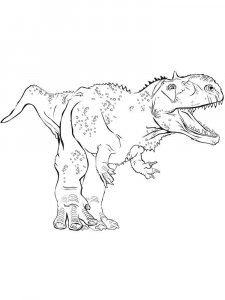 Tarbosaurus coloring page - picture 11
