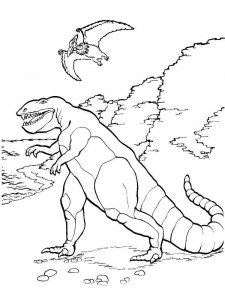 Tarbosaurus coloring page - picture 12