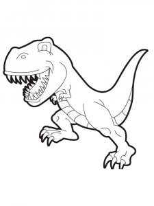 Tarbosaurus coloring page - picture 15
