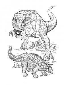 Tarbosaurus coloring page - picture 16