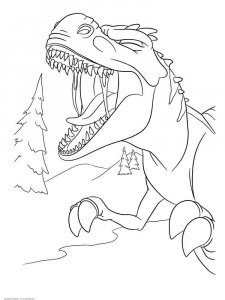 Tarbosaurus coloring page - picture 3