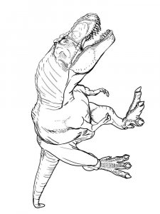 Tarbosaurus coloring page - picture 5