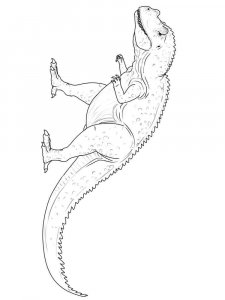 Tarbosaurus coloring page - picture 7
