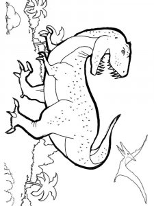 Tarbosaurus coloring page - picture 8