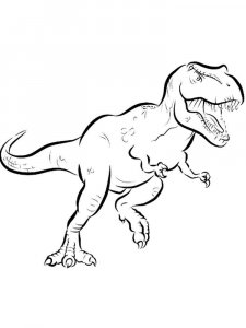 Tarbosaurus coloring page - picture 9