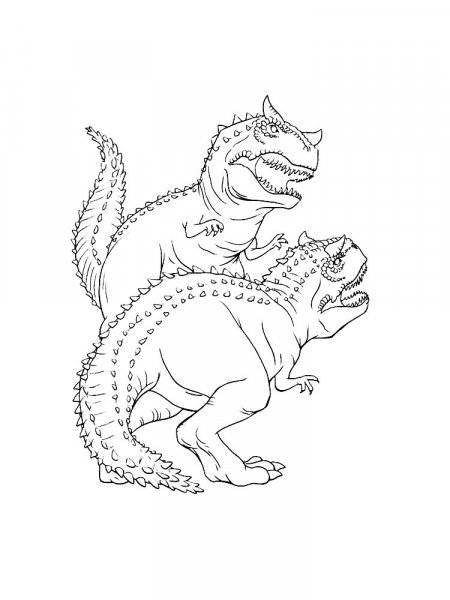 Tarbosaurus coloring pages