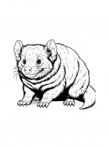 Tasmanian Devil Coloring Pages 12